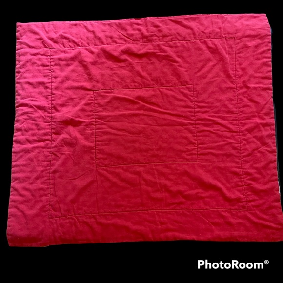 VTG Handmade Baby Quilt, Letters & Checks, Old Fashioned - Picture 5 of 6